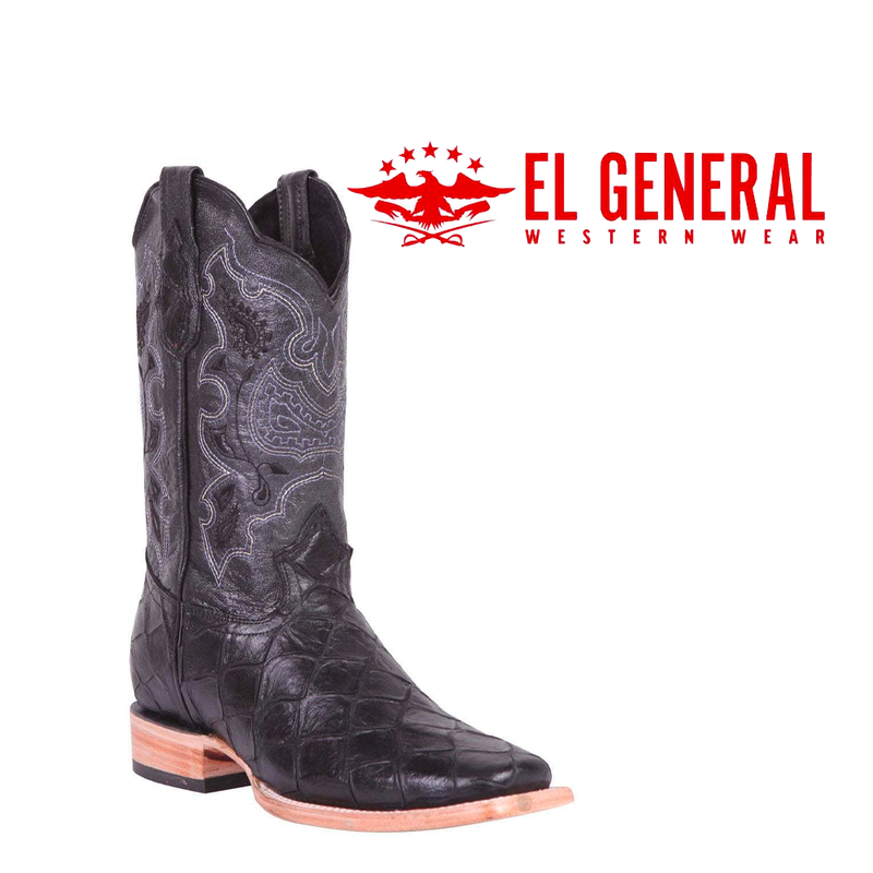 EL GENERAL Men's Rodeo Pirarucu Imitation Boot 41792