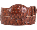 EL GENERAL Men's Western Ostrich Print Belt 42005