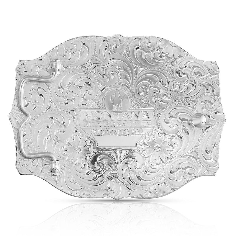 MONTANA SILVERSMITH Men's Cracked Trophy Buckle 42512