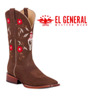 EL GENERAL Women's Nobuck Rodeo Western Boot 42973