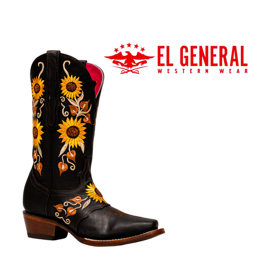 Bota vaquera de rodeo para mujer EL GENERAL 51144