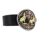 MONTANA Silversmith Men's Tri Color Team Roper Buckle