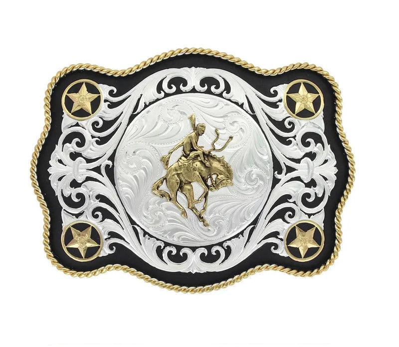 MONTANA SILVERSMITH West Sheridan Belt Buckle 61360-422