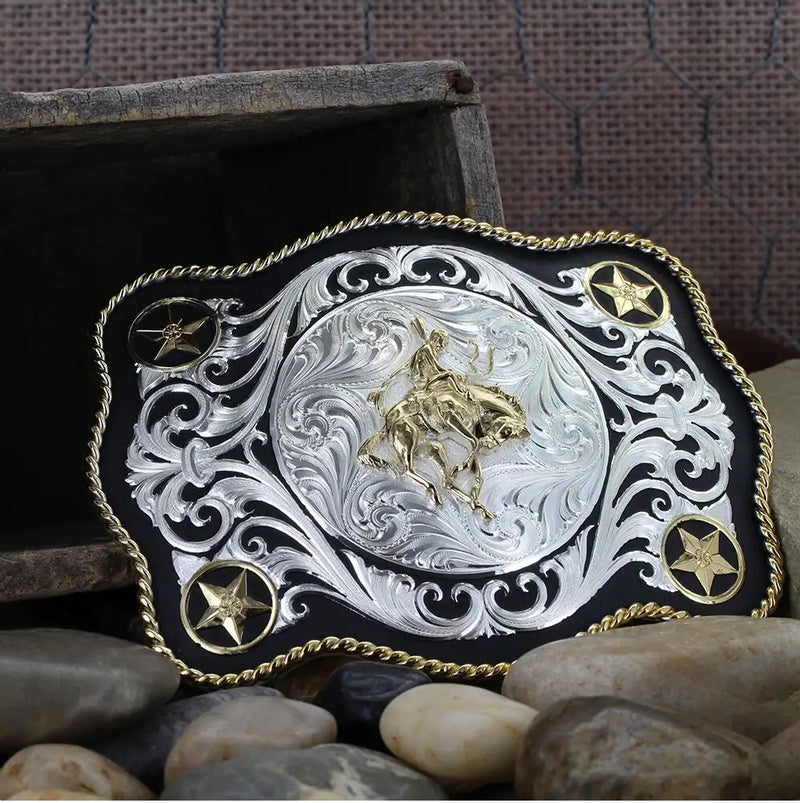 MONTANA SILVERSMITH West Sheridan Belt Buckle 61360-422