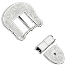 MONTANA SILVERSMITH Juego de hebillas con cuentas y volutas para hombre 62004 