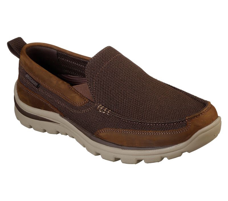 SKECHERS Men's Relaxed Fit: Superior - Milford 1 Inch Heel 64365