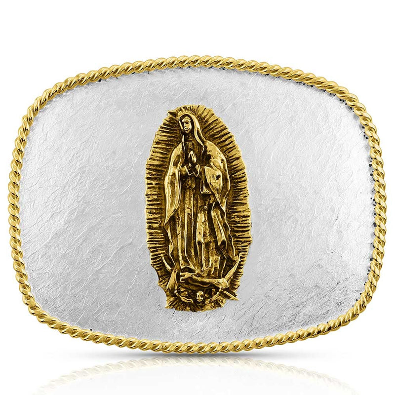 MONTANA SILVERSMITH Lady Of Guadalupe Rippling Buckle 6509-523