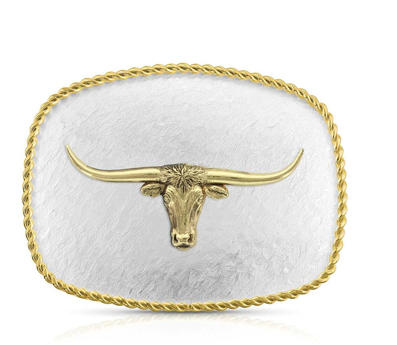 MONTANA SILVERSMITH  Men's Longhorn Buckle 6509-767M