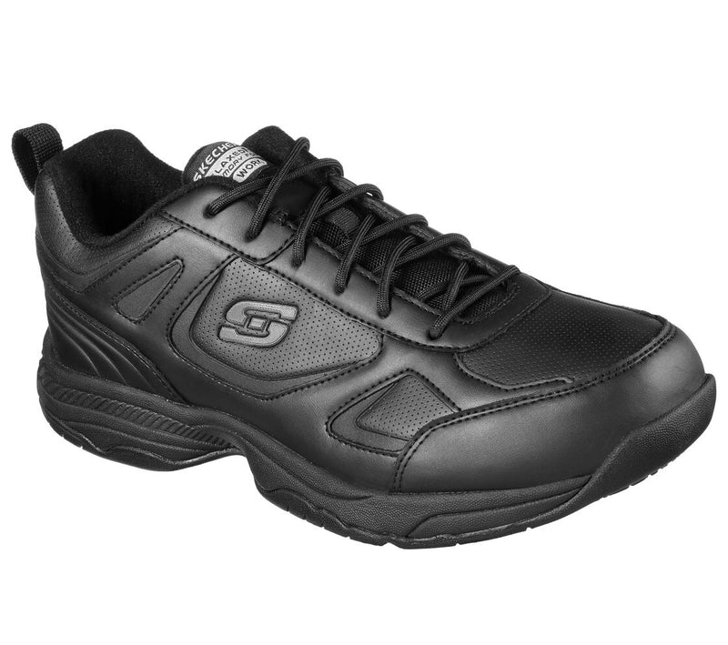 SKECHERS Men's Relaxed Fit: Dighton Slip Resistant Work Shoes 77111