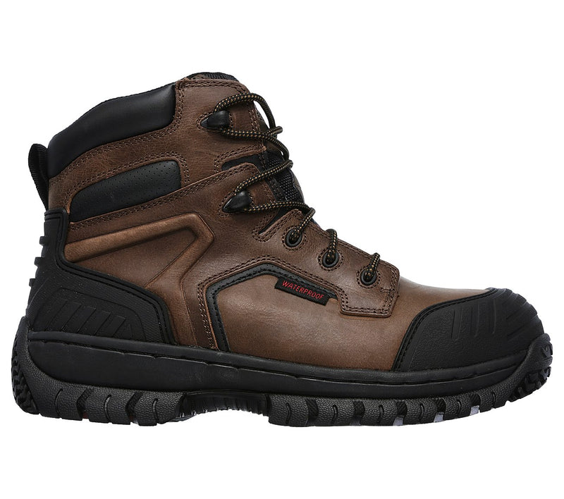 SKECHERS Men's Work Hartan Onkin Waterproof Steel Toe 77121