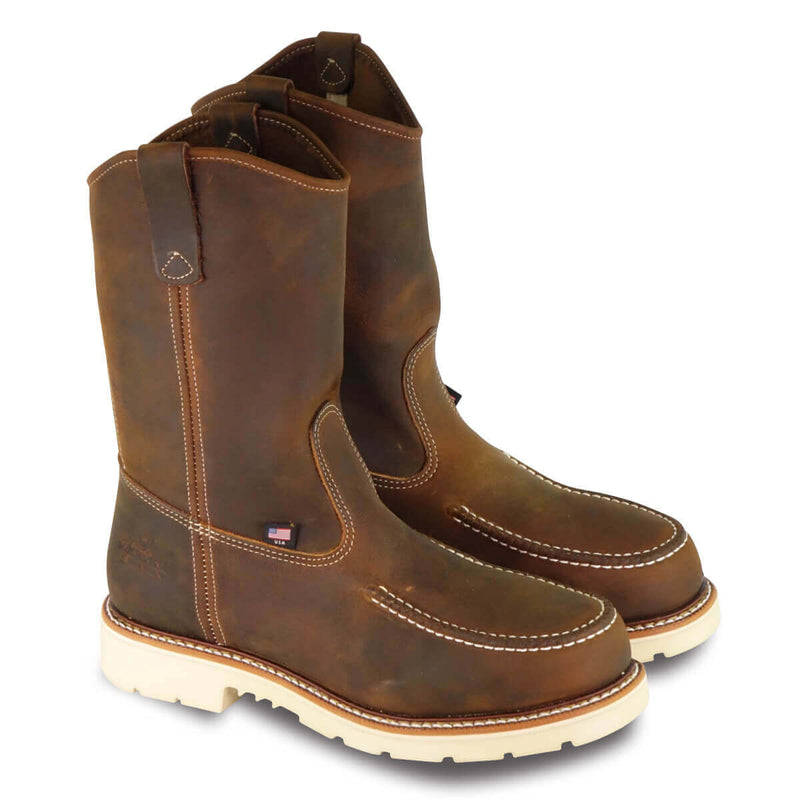 THOROGOOD Men's American Heritage 11 Inch Trail Crazyhorse Safety Toe 804-3311