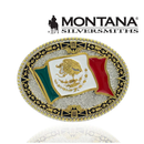 MONTANA SILVERSMITH Grand Mexican Flag Attitude Buckle