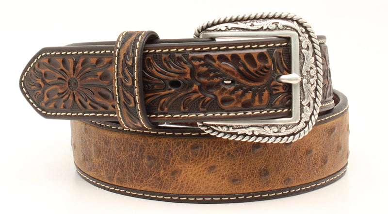 ARIAT Men's  Ostrich Printed Belt Western A1017202