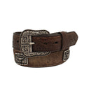 Cinturón ARIAT para hombre con diseño floral y conchos Longhorn Western A1038102 