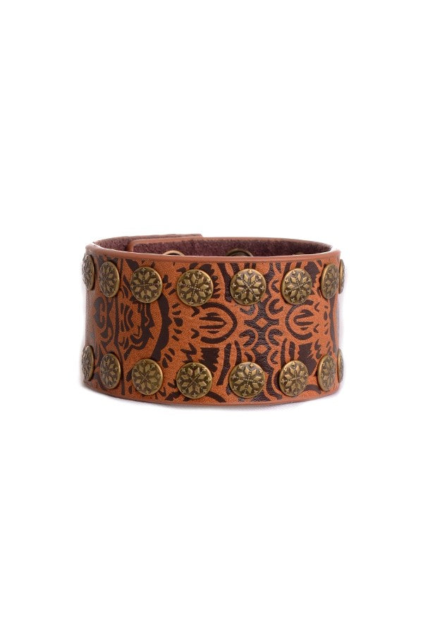 Women's Printed Leather Bracelet A1095