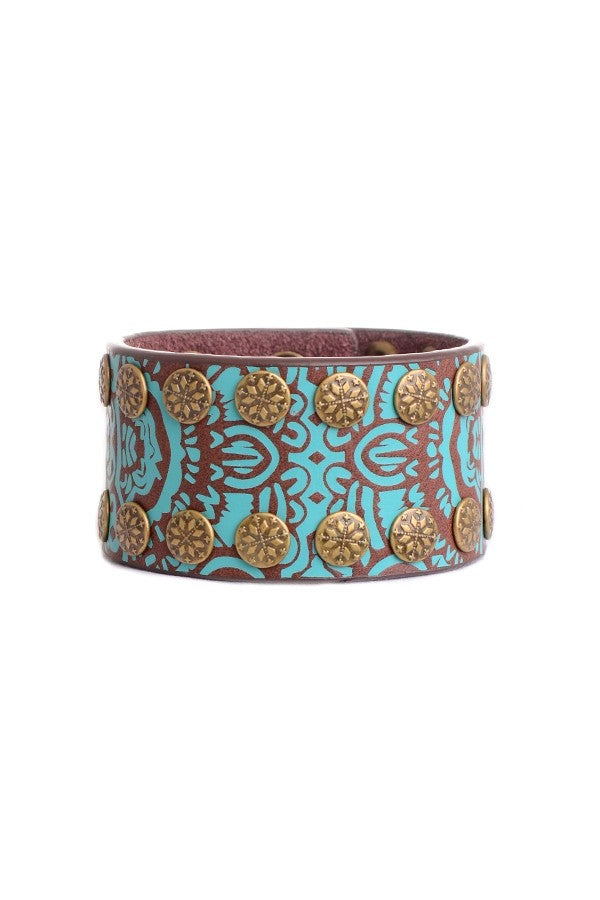 Women's Printed Leather Bracelet A1095