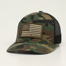 Gorra ARIAT con parche de bandera de EE. UU. para hombre A3000158222 