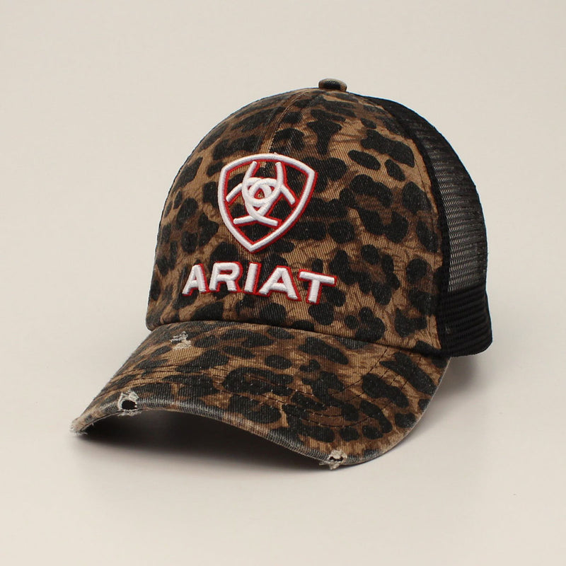 ARIAT Women's Ponyflo Cap Leopard Print 300031001