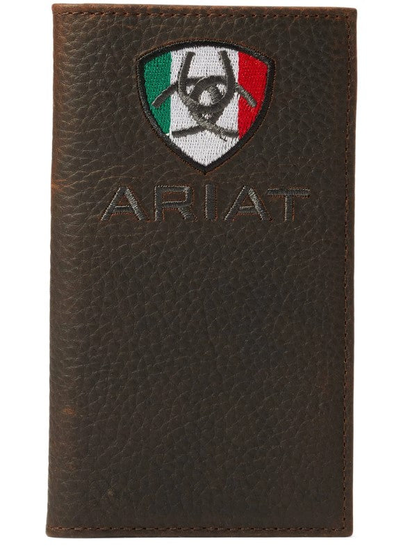 ARIAT Men's Rodeo Wallet Mexican Flag Logo A35491282