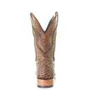 CORRAL BOOTS Men's Ostrich Overlay & Embroidery A4008