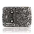 MONTANA SILVERSMITH Men's Antiqued Longhorn Buckle A828