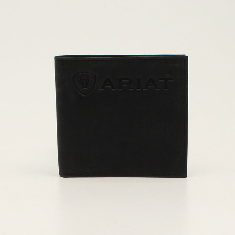 ARIAT Men's Bi-Fold Wallet Embossed Logo A3546001