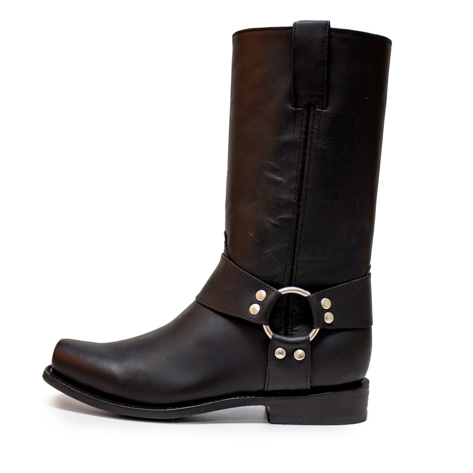 RODEO BRAVO Men's Black Leather Biker Boot – Ak'kin Footwear