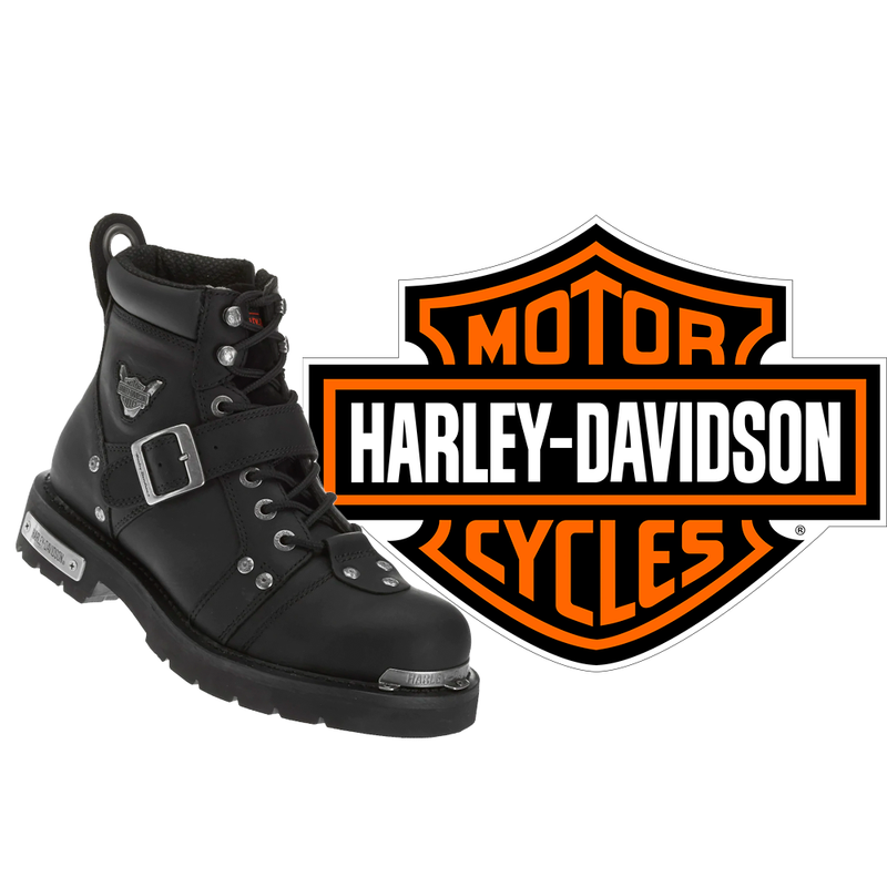 HARLEY DAVIDSON Men's Brake Buckle Flash Riding Boot D91684