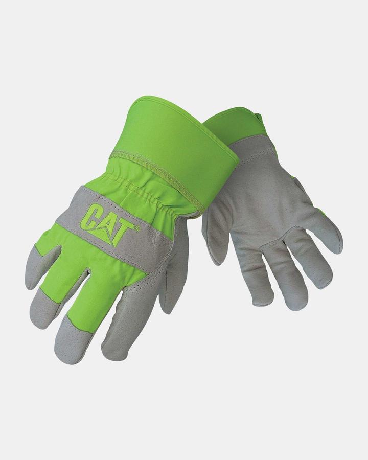 CATERPILLAR Hi Vis Pigskin Leather Palm Glove CAT013103