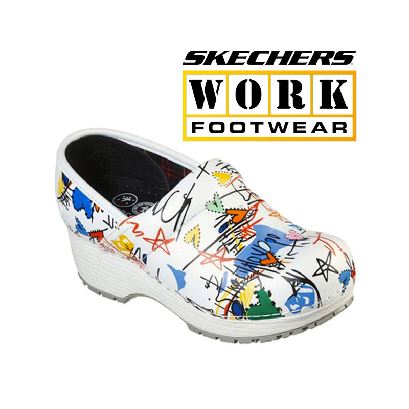 SKECHERS Women's Work: Clog Slip Resistant - Candaba 1 2/3 Inch 77227