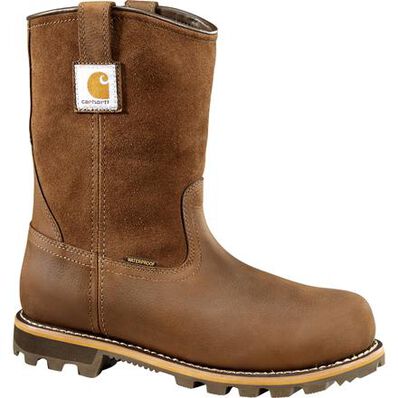 CARHARTT Men's Pull On Boot 10 Inch Waterproof CMP1453