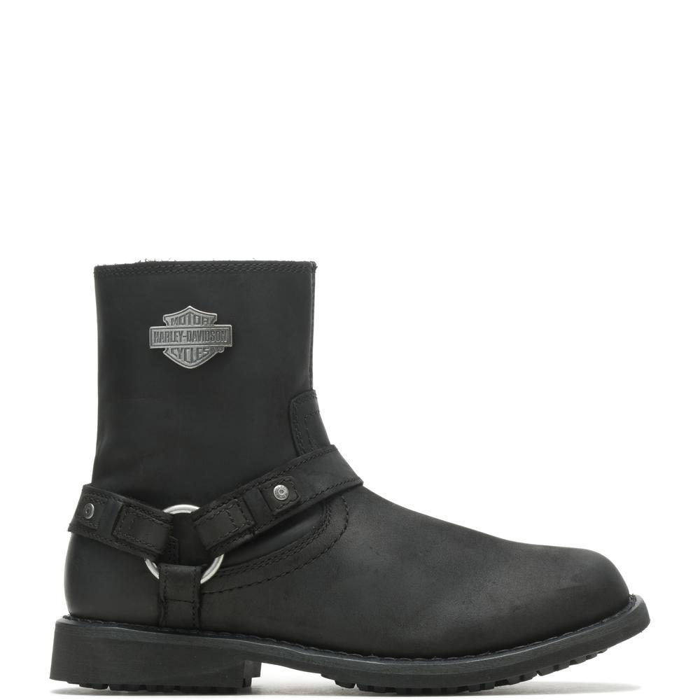 Harley-Davidson ブラックエンジニアブーツ HARLEY DAVIDSON Men's Scout Riding Boots D95262 – Ak'kin Footwear