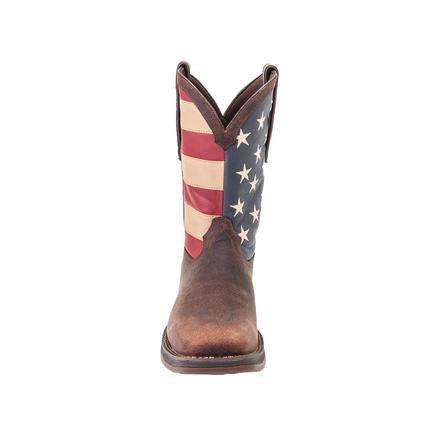 DURANGO Men's Rebel Patriotic Pull-On Western Flag Boot DB5554