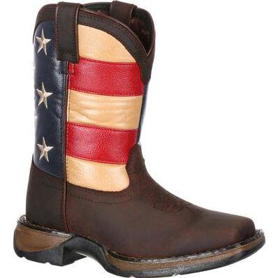 DURANGO Youth's Lil' Rebel Flag Western Boot DBT0160