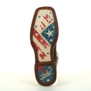 DURANGO Men's Rebel Distressed Flag Embroidery Western Boot