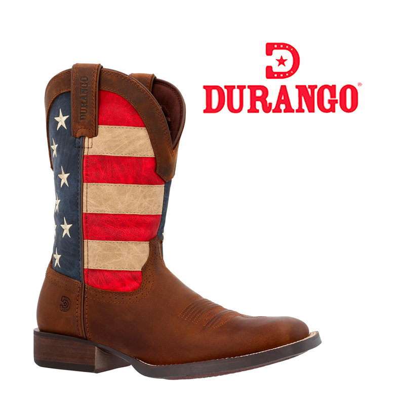 DURANGO Men's Saddlebrook Union Flag Western Boot DDB0446