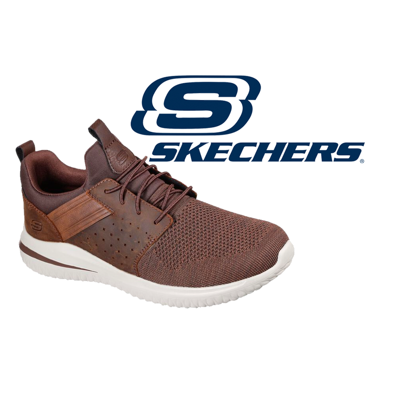 SKECHERS Men's Delson 3.0 - Cicada 1 1/4 Inch Heel 210238