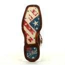 DURANGO Women's Rebel  Distressed Flag Western Boot DRD0394