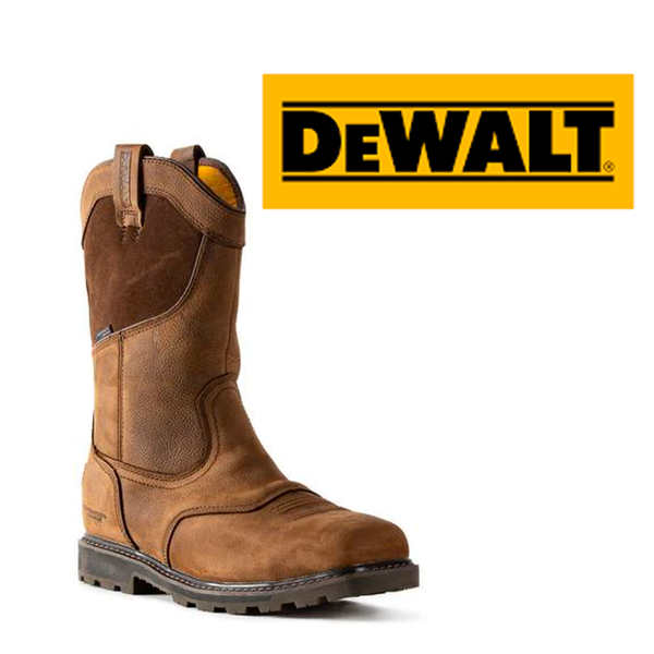トイガン JOE JUSTIN SE4681 DRILLER, MEN'S TAN COWHIDE SQUARE TOE WORK BOOTS