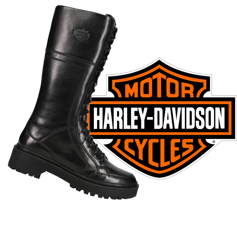 HARLEY DAVIDSON Women's Dalwood 12" Lace Up Riding Boots D84744