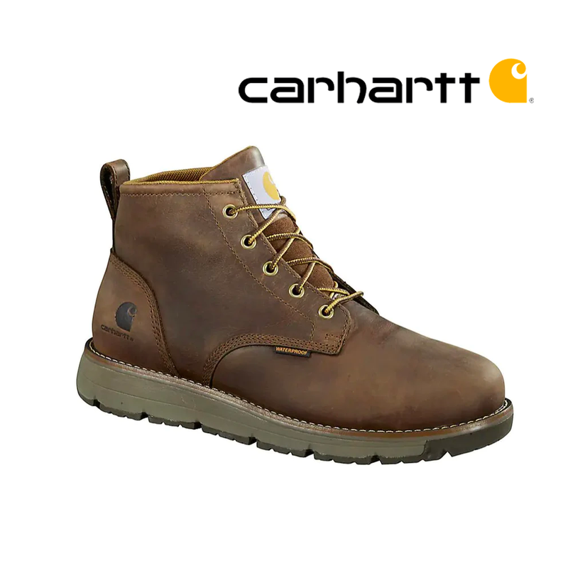 CARHARTT Men's Millbrook Waterproof 5 Inch Steel Toe Wedge Boot FM5204