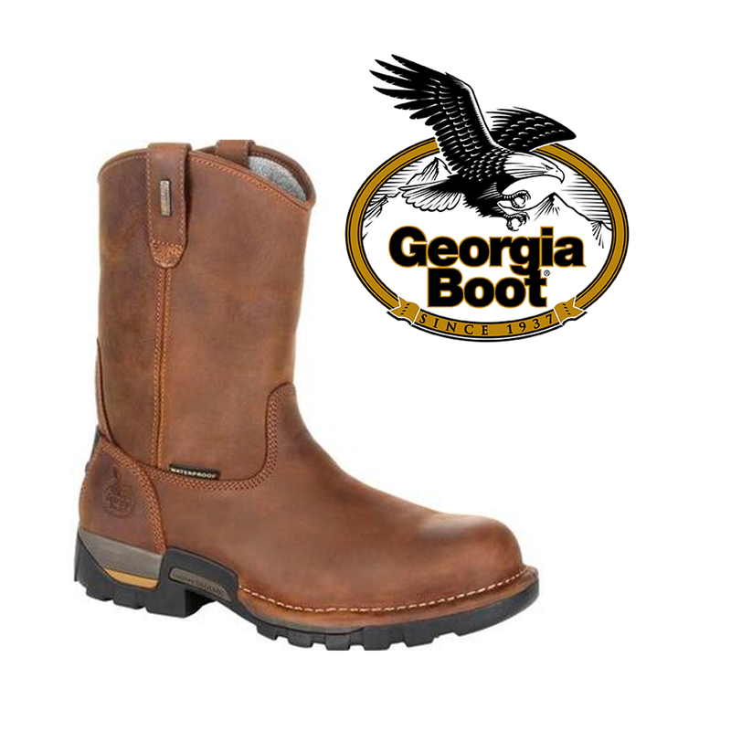 GEORGIA BOOT Men's Eagle One 10 Inches In Height Waterproof Pull On Work Boot GB00314