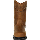 GEORGIA BOOT Men's Carbo-Tec LTX 11 Inch Waterproof Pull On Zipper Work Boot GB00393