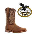 GEORGIA BOOT Men's Georgia Elite Carbon Toe Waterproof 11 Inch  Work Boot, Brown