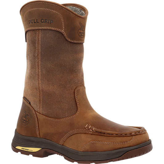 GEORGIA BOOT Men's Athens 11 Inch Alloy Toe Waterproof Work Boot, Brown
