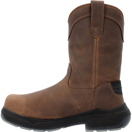 GEORGIA BOOT Men's Flexpoint Ultra 8 Inch Composite Toe Waterproof Wellington Pull-on GB00555