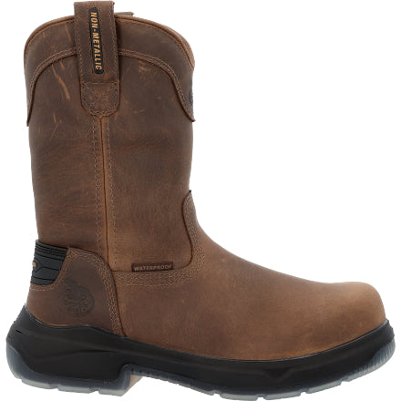 GEORGIA BOOT Men's Flexpoint Ultra 8 Inch Composite Toe Waterproof Wellington Pull-on GB00555