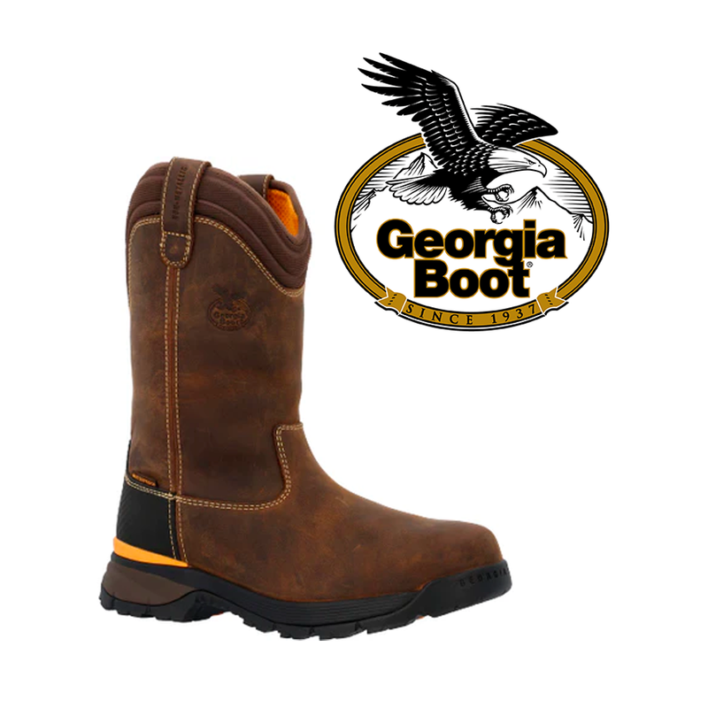 GEORGIA BOOT Men's TBD Waterproof Wellington 11 Inch Pull-On Boot GB00598