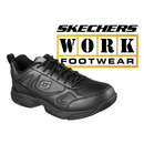 SKECHERS Zapatos de trabajo antideslizantes Dighton de corte relajado para hombre 77111 