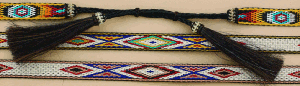 ARIAT 1/2 Genuine Horsehair Tapestry Hatband 229599